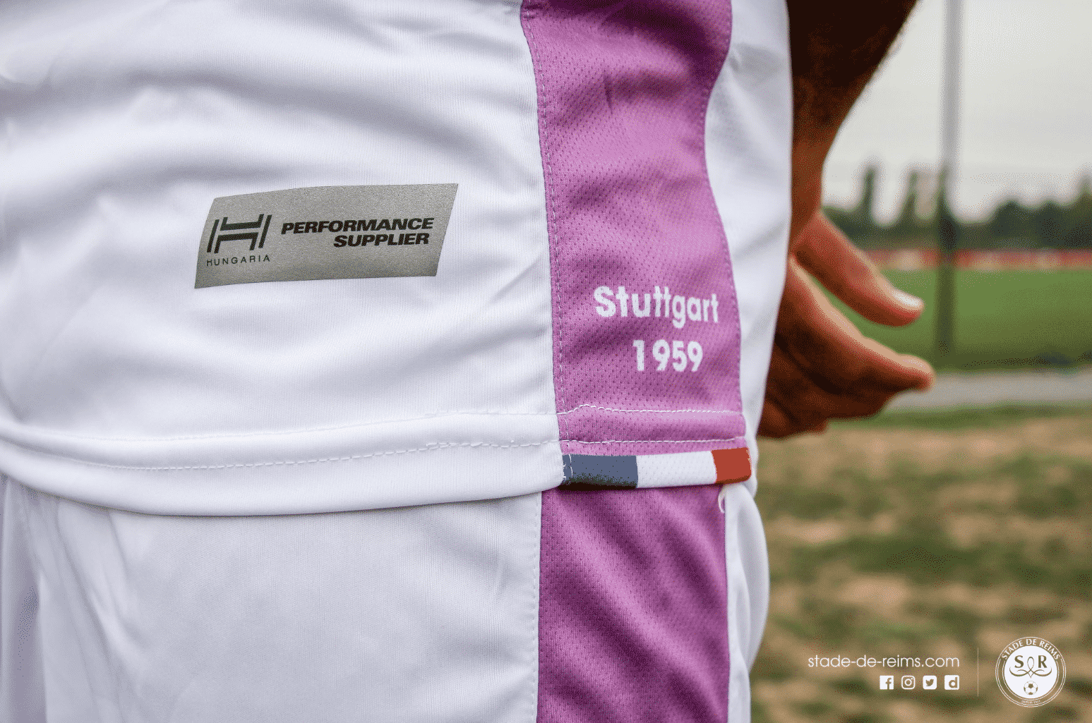 UMBRO Maillot Stade De Reims Home Replica Jersey 2019/2020 Rouge Mixte