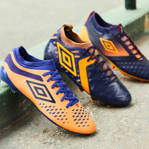 Image de l'article Umbro dévoile un nouveau coloris orange et violet pour sa gamme football