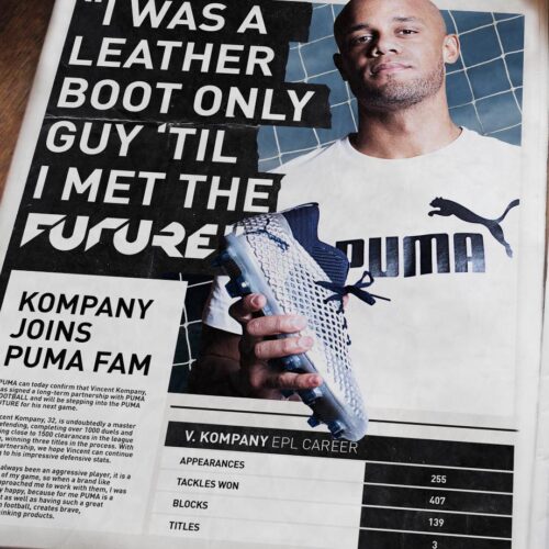 Image de l'article #BootsMercato : Vincent Kompany officiellement chez Puma !