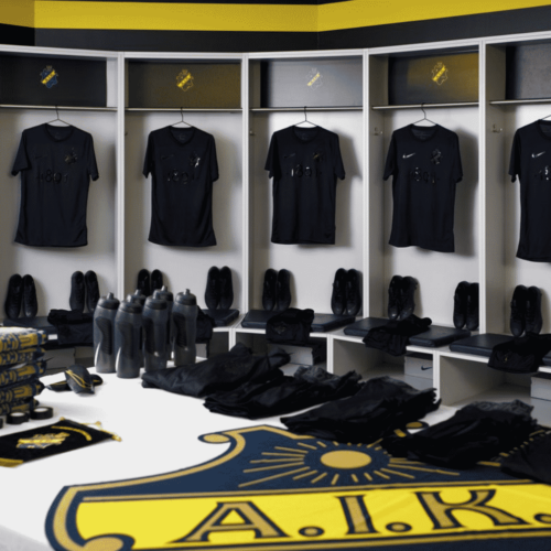 Image de l'article Le club de l'AIK Fotboll dévoile son nouveau maillot blackout