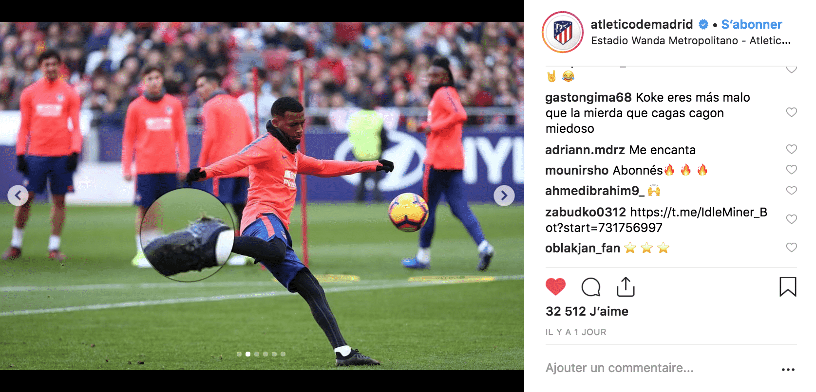 thomas-lemar-adidas-x16.1-blackout-blessure