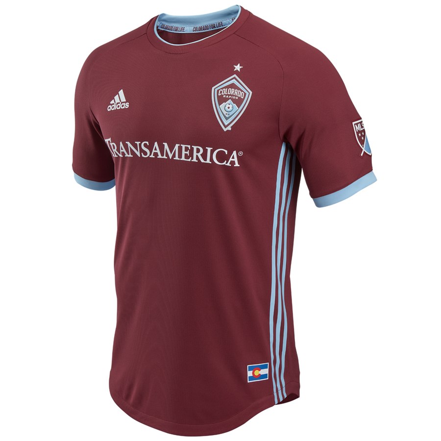 Le maillot extérieur des Colorado Rapids 2025 'Headwaters' a été