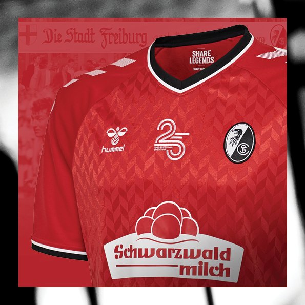 maillot-sc-fribourg-25-ans-bundesliga-edition-limitee-hummel