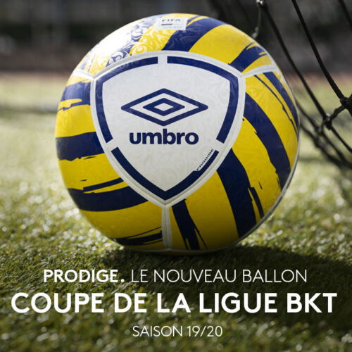 Image de l'article Umbro dévoile le ballon 2019-2020 de la Coupe de la Ligue !