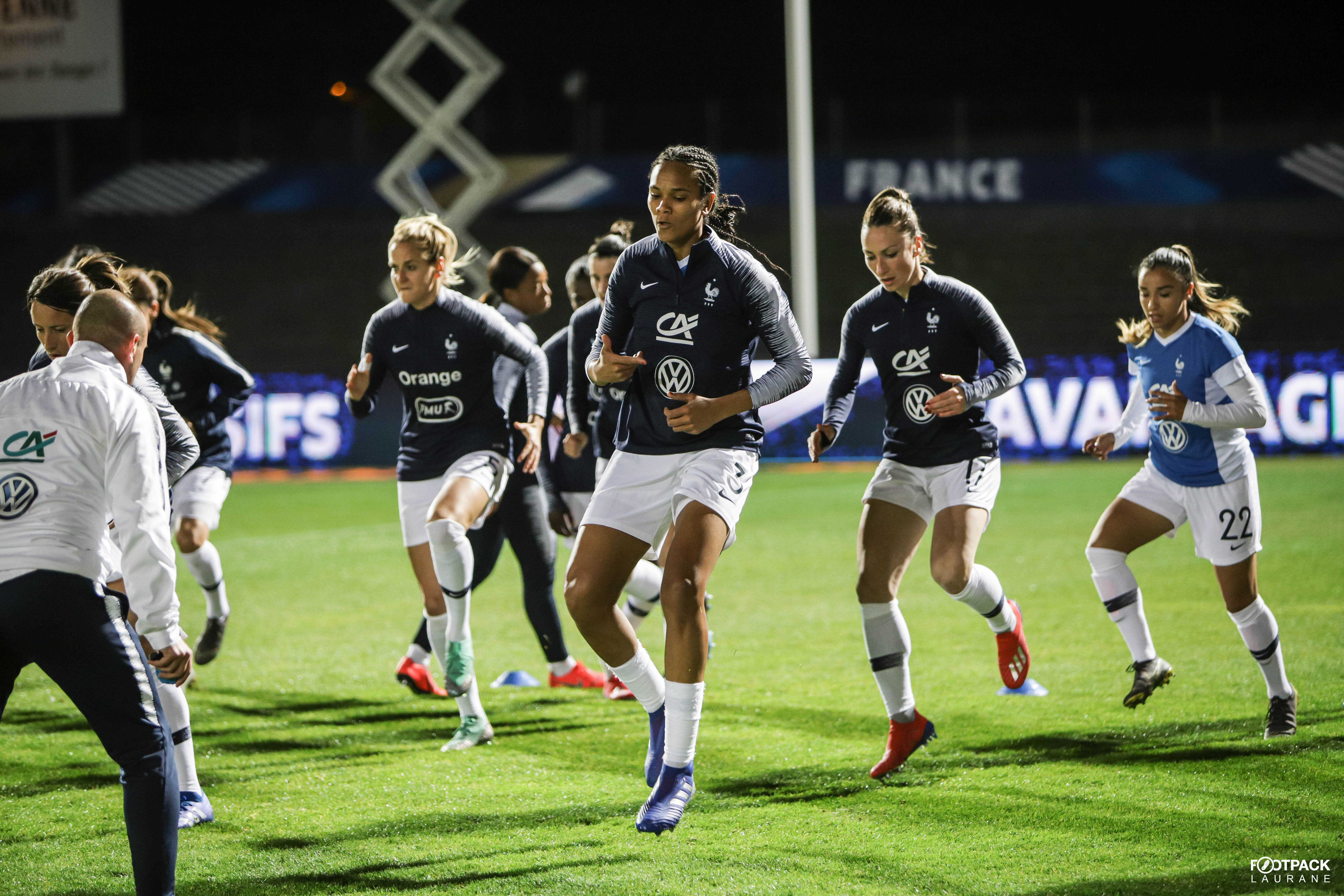 equipe-de-france-feminine-coupe-du-monde-2019-france-allemagne-echauffements