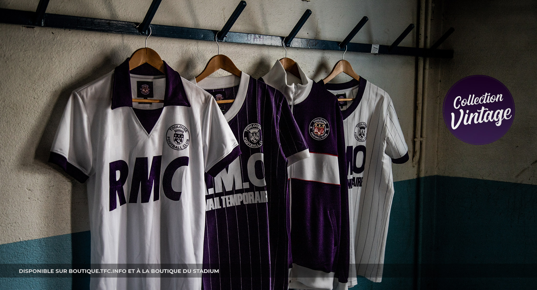 Le club du Toulouse FC dévoile une collection vintage