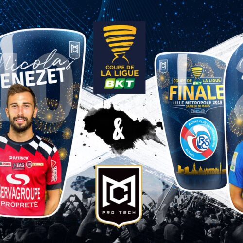 Image de l'article Nicolas Benezet et MC Protech personnalisent des protège-tibias pour la finale de la Coupe de Ligue 2019