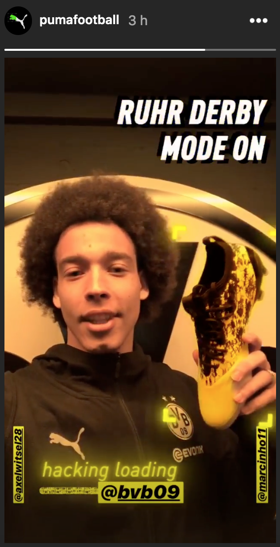 chaussure-puma-one-19.1-axel-witsel-dortmund-schalke