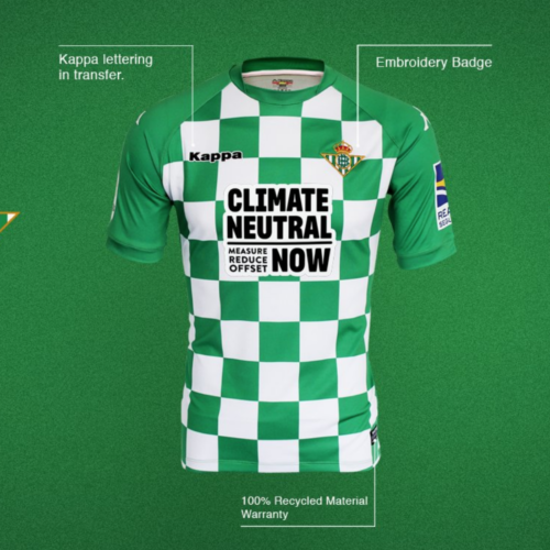 Image de l'article Un nouveau maillot pour le Bétis, créé avec des matériaux recyclés