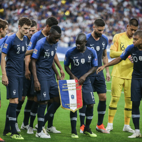 Image de l'article Les chaussures des 24 Bleus pour les matchs face à la Bolivie, la Turquie et Andorre