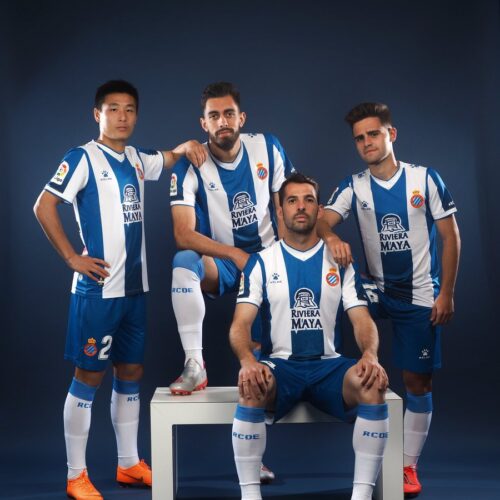 Image de l'article L'Espanyol Barcelone et Kelme lancent les maillots 2019/20