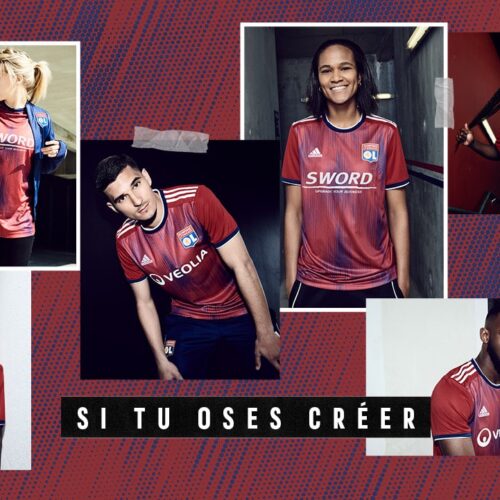 Image de l'article L'Olympique Lyonnais présente ses maillots 2019-2020 avec adidas