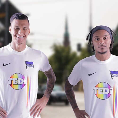 Image de l'article Le Hertha Berlin dévoile un maillot pour soutenir la diversité