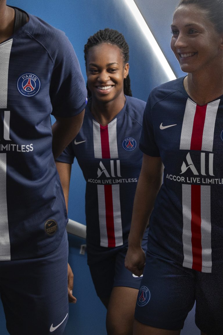 Maillot Domicile Nike Paris Saint-Germain 24/25 Dri-FIT Stadium SS Bleu Marine Blanc Vêtements Officiels Homme 1016628