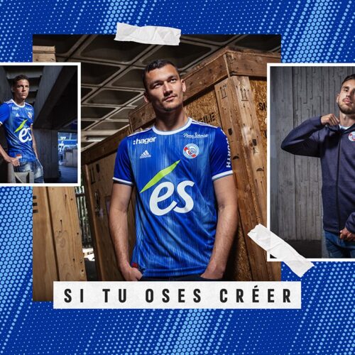 Image de l'article adidas et le RC Strasbourg présentent les maillots 2019-2020