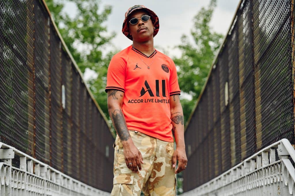 maillot psg orange jordan
