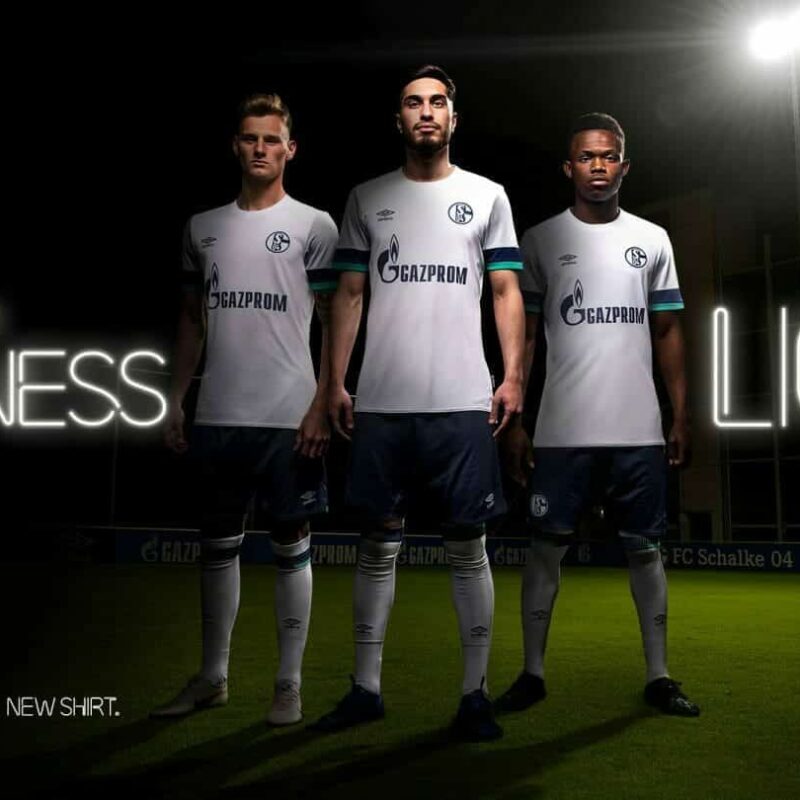 Maillot Schalke 04 Umbro - Third Away 2020-21 - Vert - Taille L - Très Bon état
