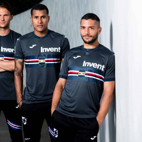 Image de l'article Joma et la Sampdoria lancent les maillots 2019-2020