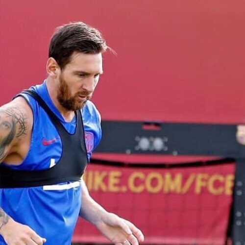 Image de l'article Une adidas Nemeziz 19.1 spéciale dans les pieds de Lionel Messi