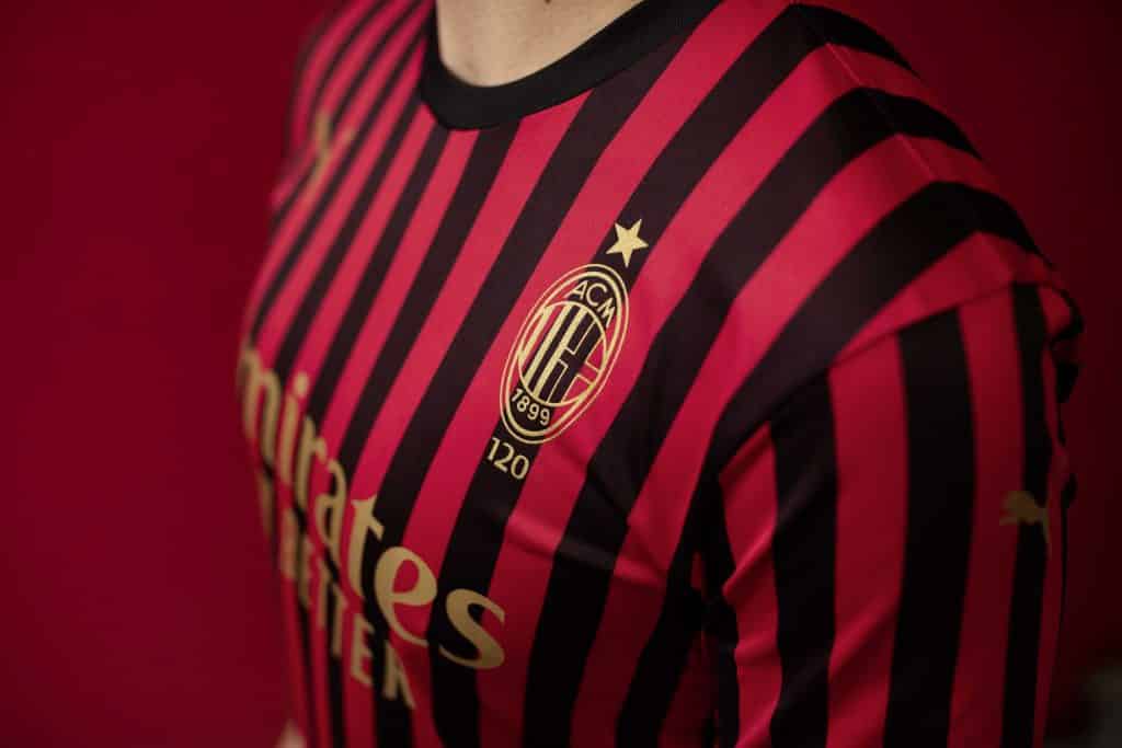 Puma lance un maillot collector pour les 120 ans de l'AC Milan