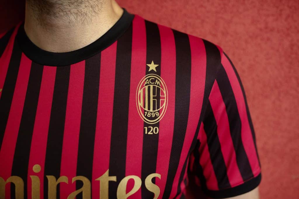 Maillot ac milan 120 ans Clearance