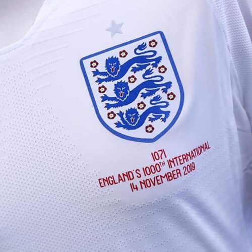 Image de l'article Des maillots spéciaux pour le 1000ème match officiel de l'Angleterre