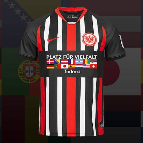 Image de l'article L'Eintracht Francfort va porter un maillot pour promouvoir la diversité