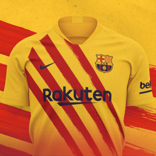 Image de l'article Le Barça dévoile un 4ème maillot aux couleurs de la Catalogne