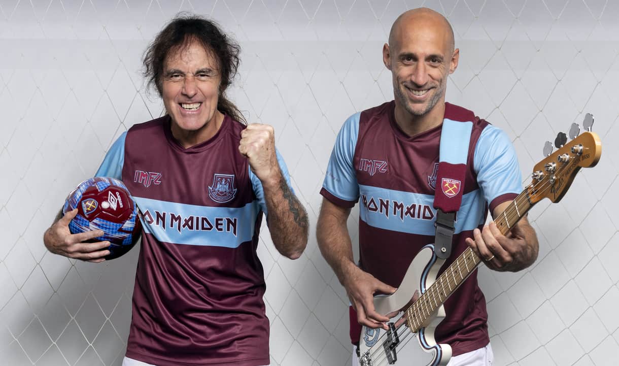 Iron Maiden s'invite sur un maillot de West Ham United