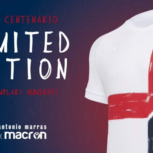 Image de l'article Cagliari fête ses 100 ans avec un maillot spécial face à l'AC Milan