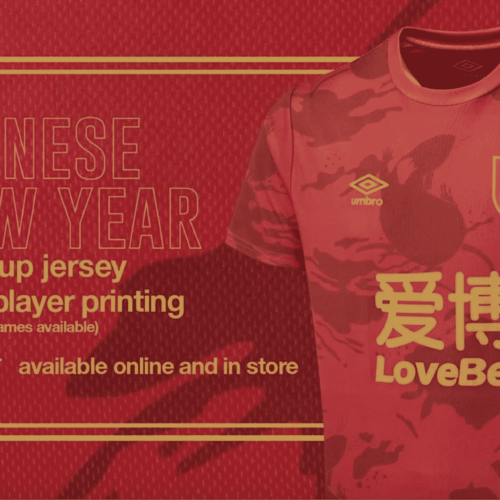 Image de l'article Burnley lance un maillot pré-match pour le Nouvel An chinois