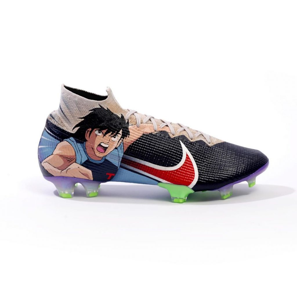 chaussure de foot olive et tom