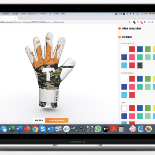 Image de l'article T1tan lance GlovesCreator, un outil de personnalisation pour les gants de gardien