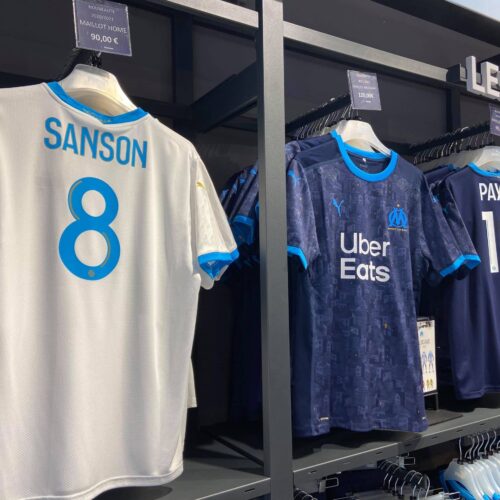 Image de l'article De nouveaux flocages pour les maillots 2020-2021 de l'OM