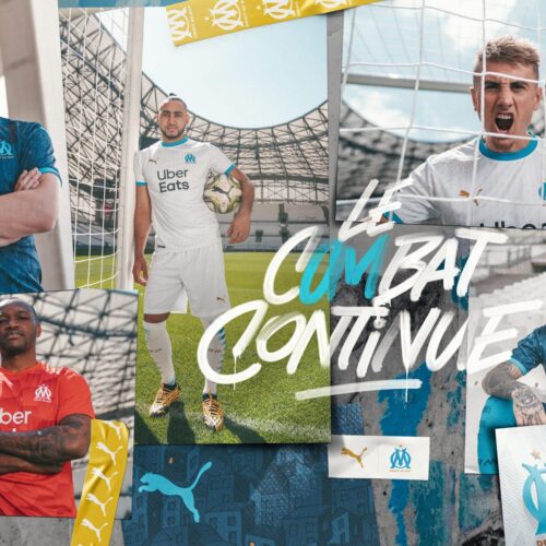 Image de l'article L'Olympique de Marseille et Puma présentent les maillots 2020-2021