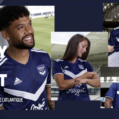 Image de l'article adidas présente les maillots 2020-2021 des Girondins de Bordeaux
