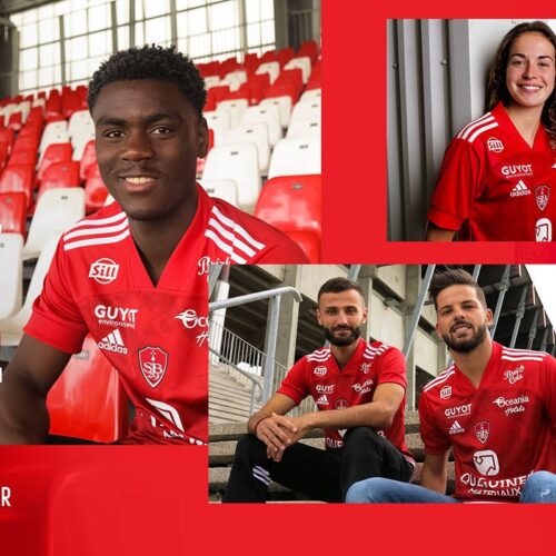Image de l'article adidas dévoile les maillots 2020-2021 du Stade Brestois