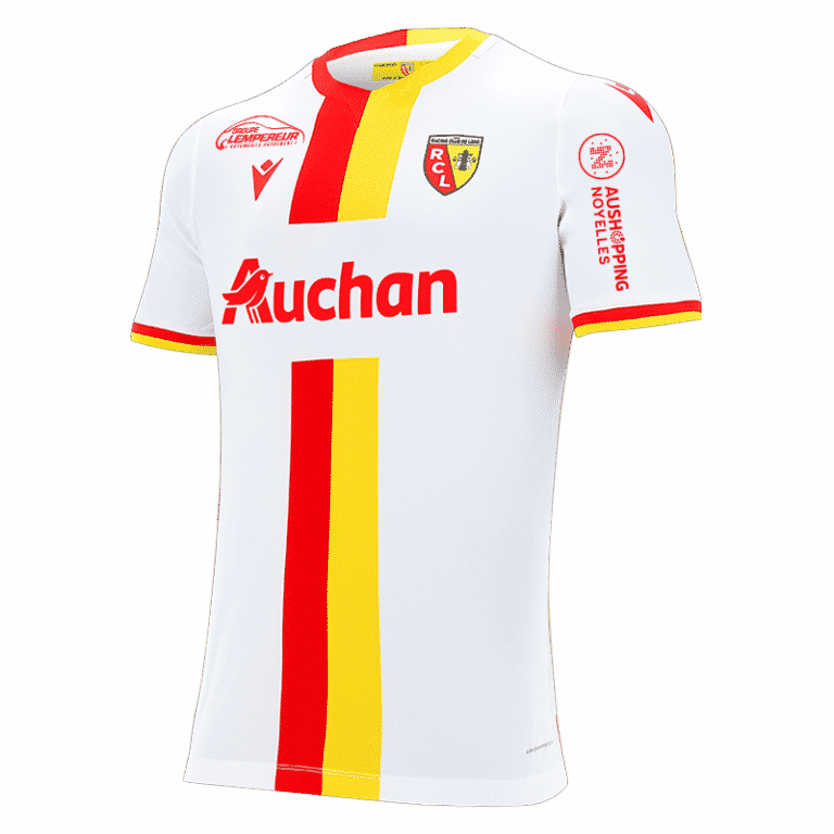 Le RC Lens et Macron lancent les maillots de la saison 20202021