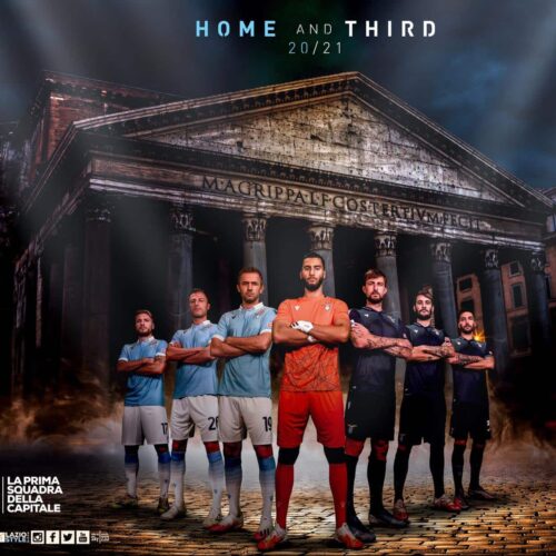 Image de l'article La Lazio Rome et Macron dévoilent les maillots 2020-2021
