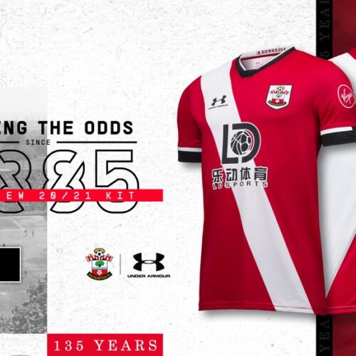 Image de l'article Under Armour dévoile les maillots 2020-2021 de Southampton