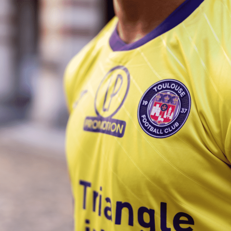 Maillot Toulouse FC 2019 - Joma Triangle Interim - Domicile - Violet - Taille S
