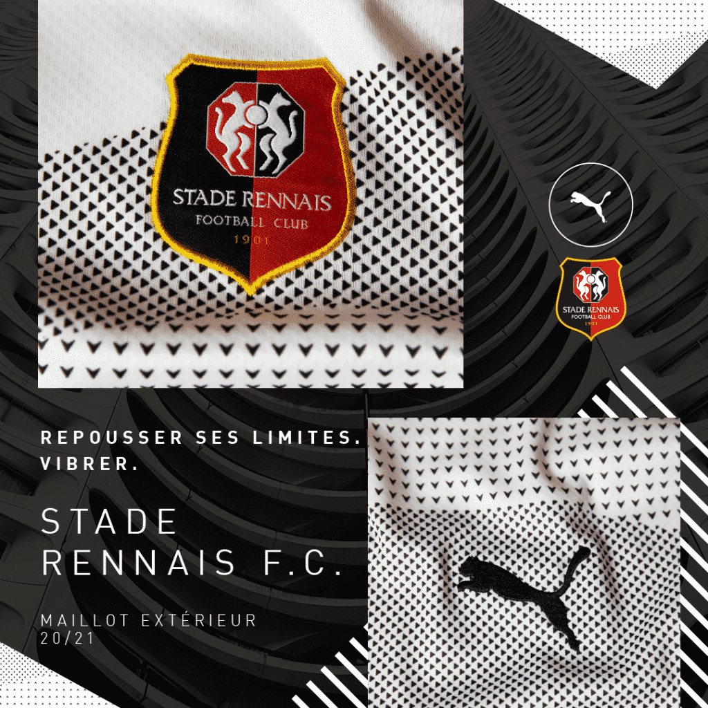 Affiche Stade Rennais Maillot Stade De Foot Rennes
