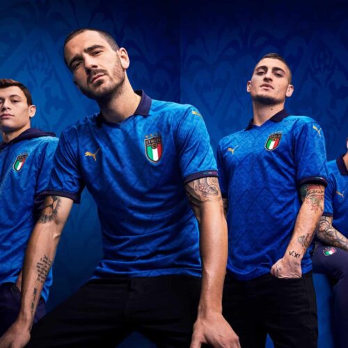 Image de l'article Les maillots de l'Italie pour l'Euro 2020 présentés par PUMA