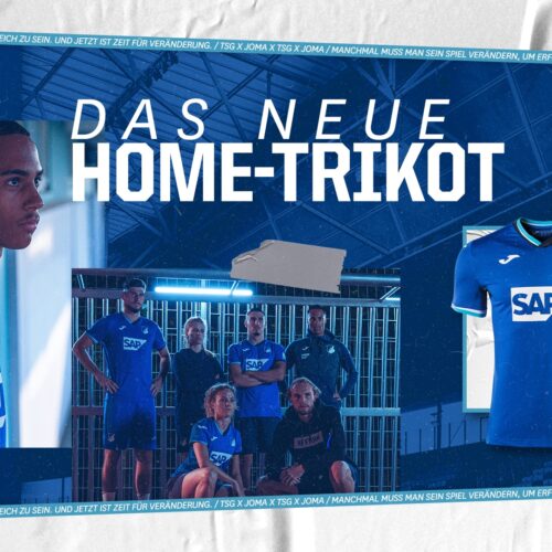 Image de l'article Joma lance les maillots 2020-2021 du TSG Hoffenheim