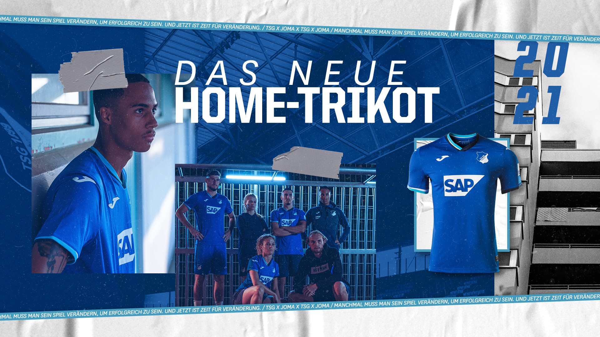 Maillot Joma TSG Hoffenheim Domicile, Taille XL - Occasion En Bon état