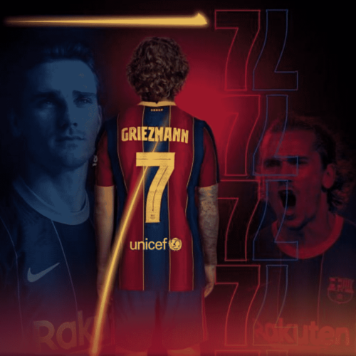 Image de l'article Antoine Griezmann récupère le numéro 7 au Barça !