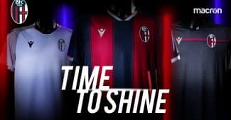 Maillot Bologna FC 2020/21 Troisième équipement - Noir, Macron, Taille L, Occasion