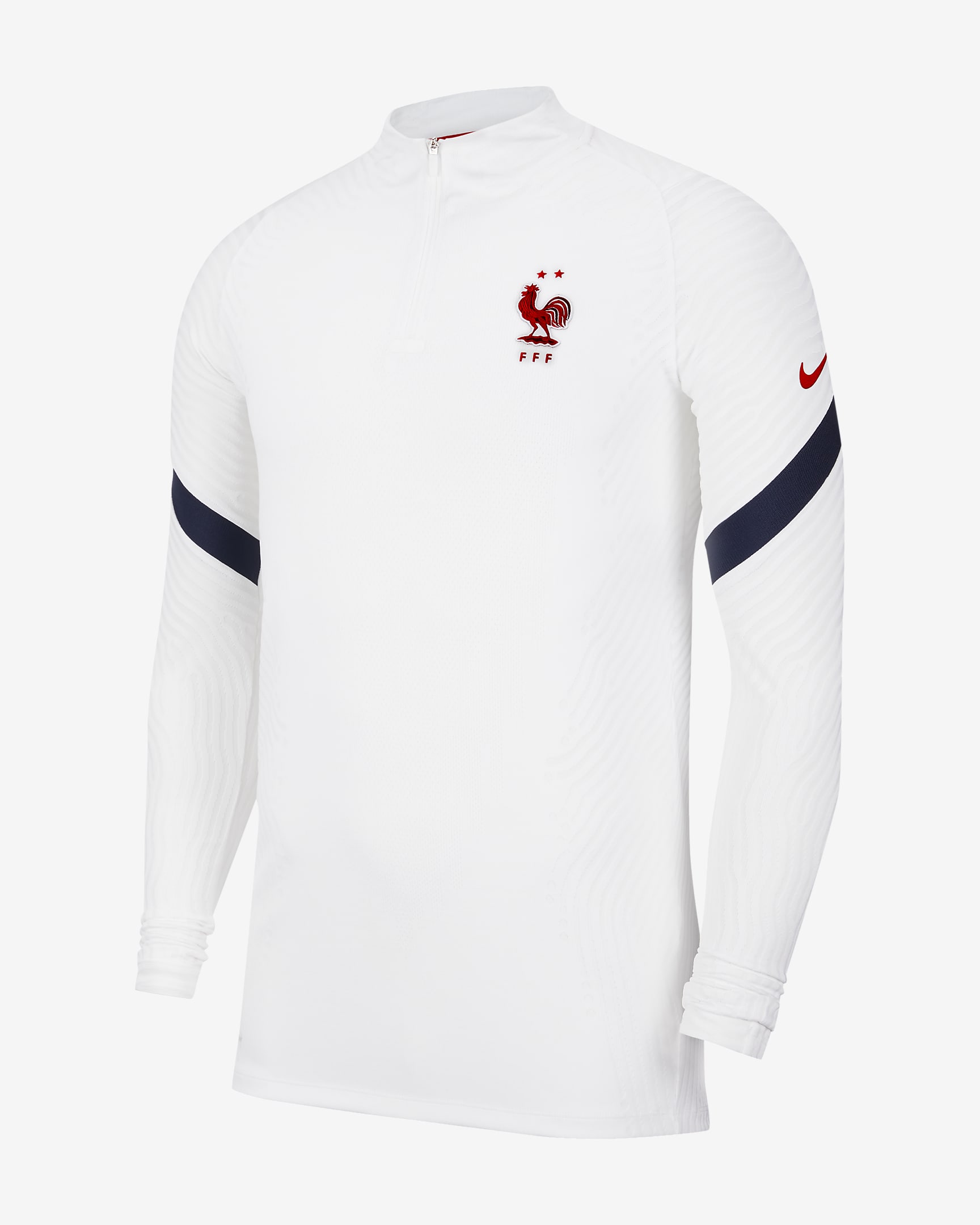 maillot-entrainement-france-2020-vaporknit-nike-blanc