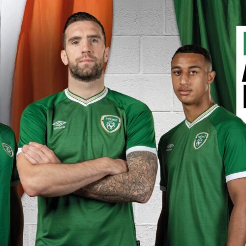 Image de l'article Désormais équipementier de l'Irlande, Umbro dévoile les nouveaux maillots