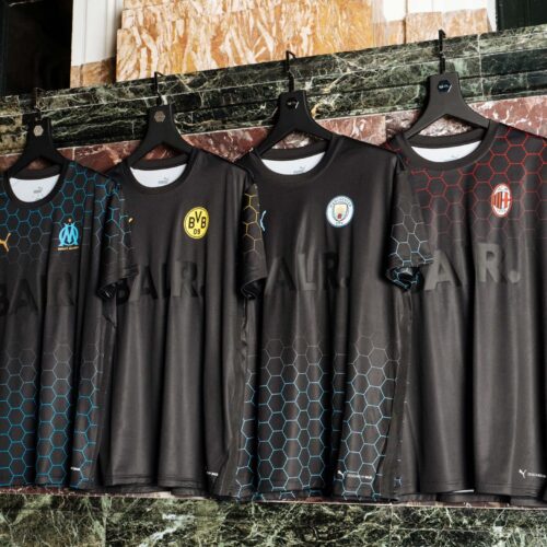 Image de l'article BALR s'invite sur les maillots de l'OM, Milan, Man City et Dortmund